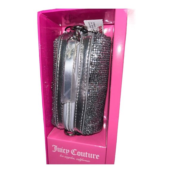 Juicy Couture Free Love Fuzzy Fluffy Mini Tote Light Pink Coin Purse Gift Set - Picture 3 of 6